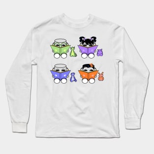 Yo Siblings O'BABYBOT Toy Robot (Reading) Long Sleeve T-Shirt